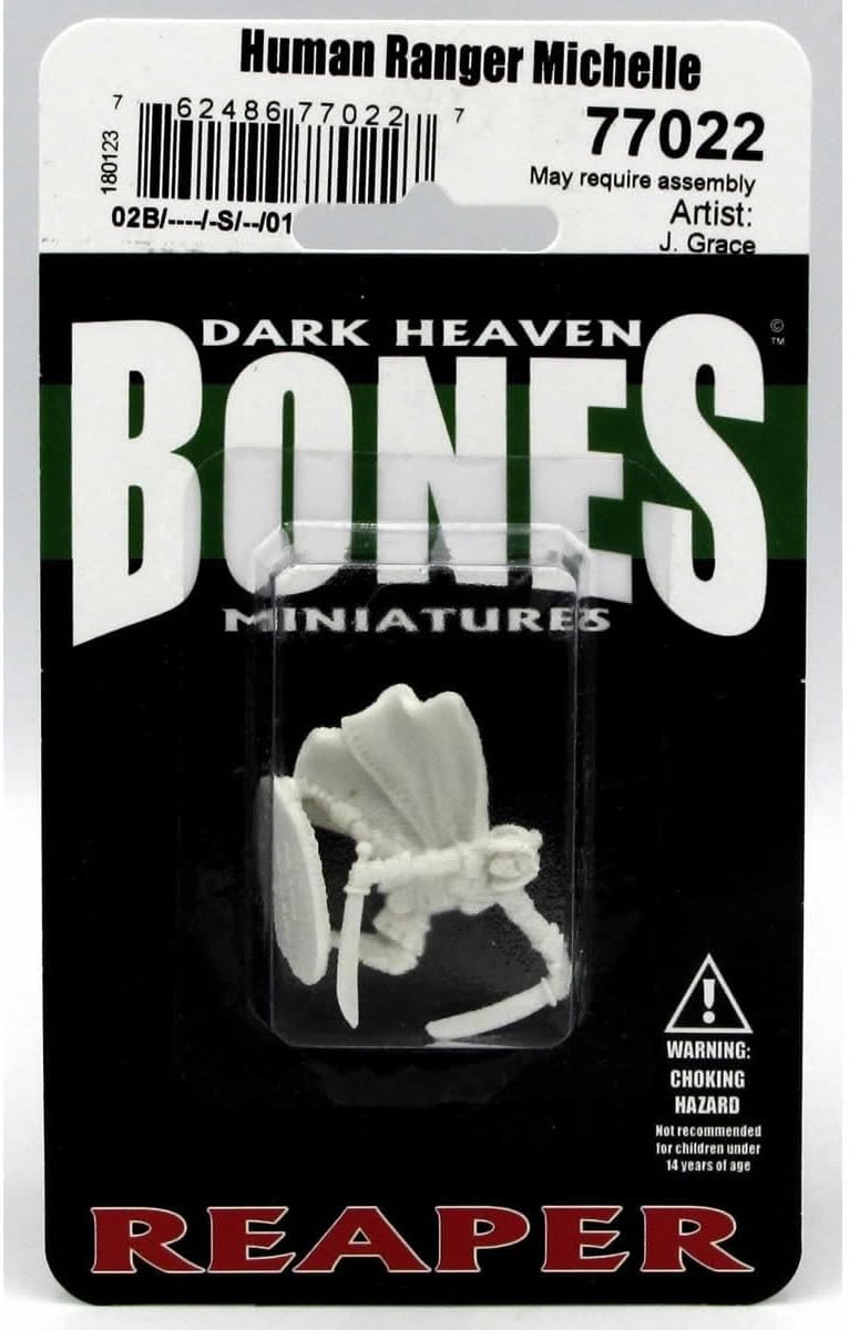 Reaper Miniatures 77022 Bones - Michelle, Human Ranger - Image 2