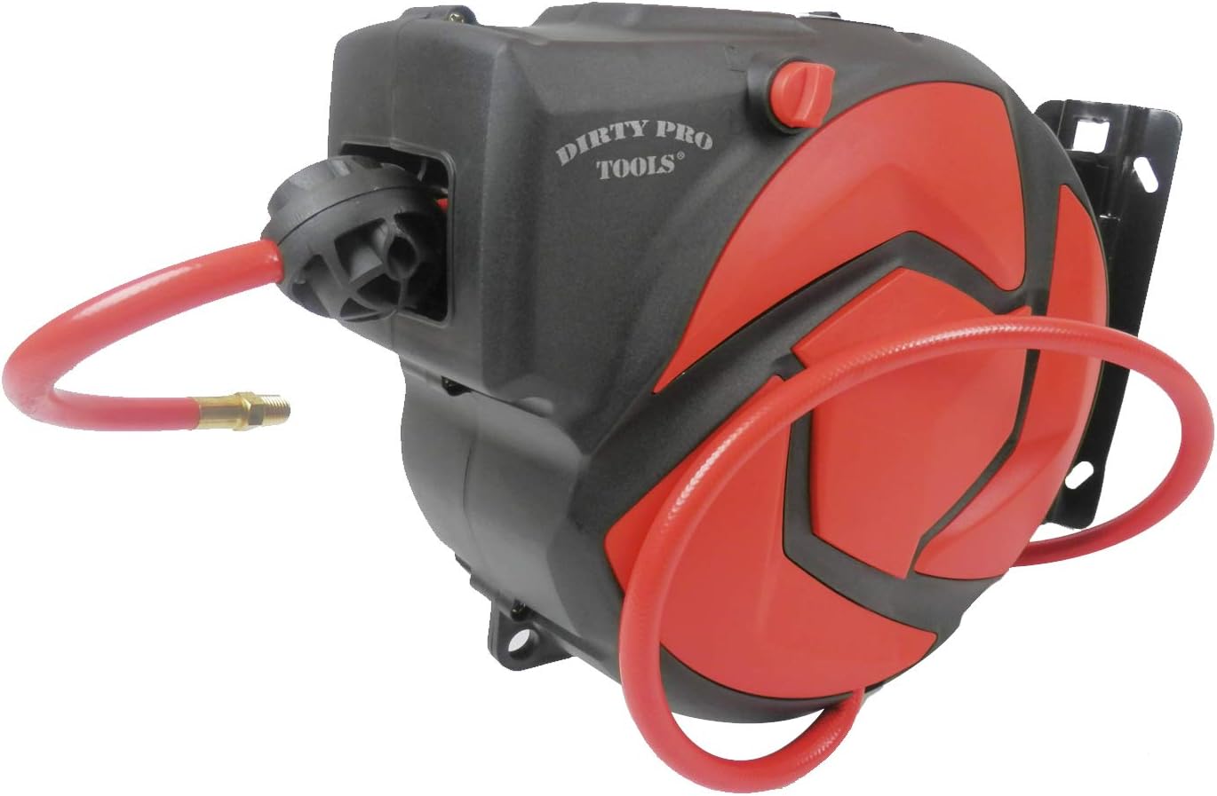 Dirty Pro Tools 30ft 10m Auto Retractable 5/16" Air Line Hose Compressor Hose Reel Wall Mountable
