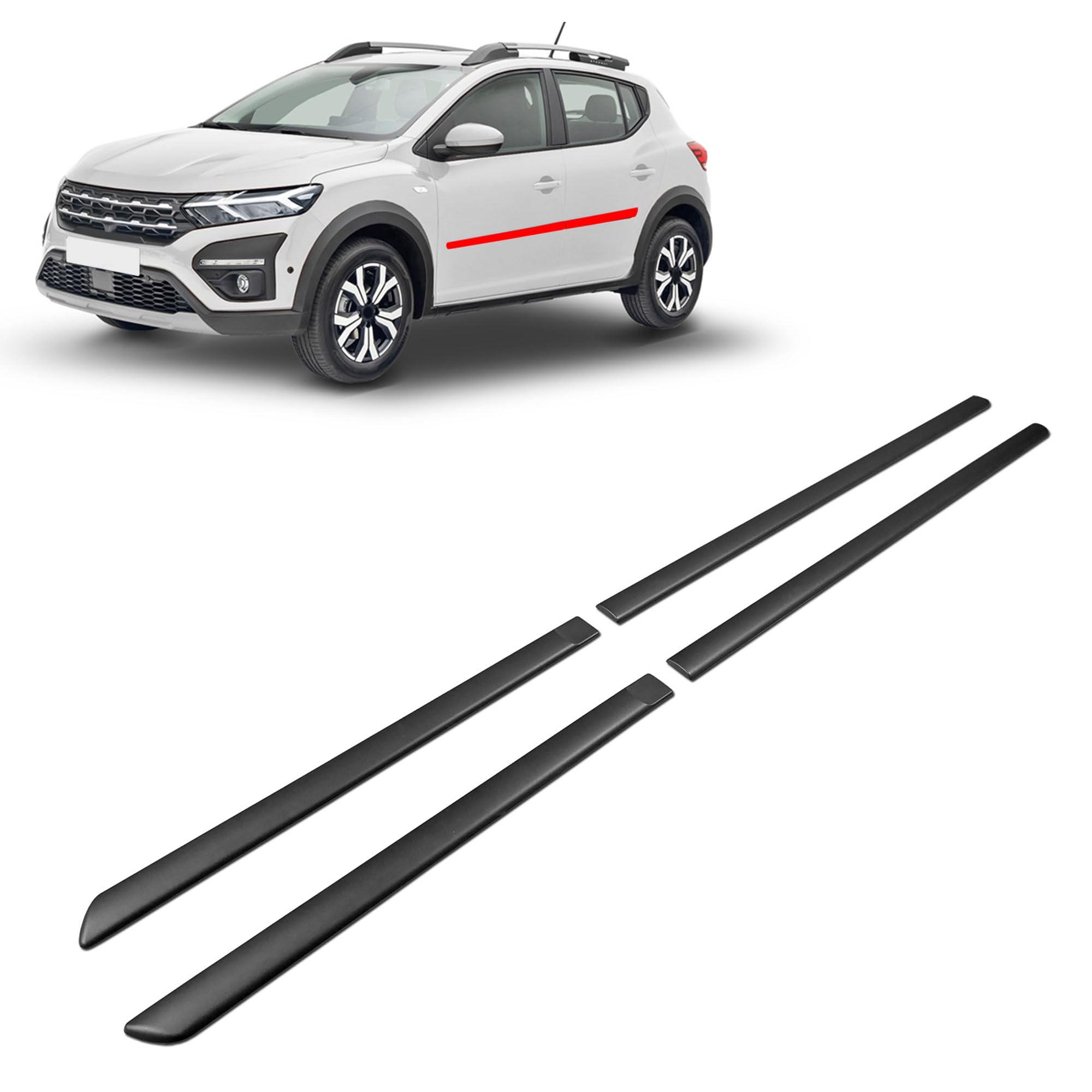 Accessoire Auto Polyuréthane CHROMEMASTER - Moulures Latérales Noires Pour Fiat Panda III - Protection Contre Les Rayures Moulures Latérales Auto Accessoire Auto Polyuréthane CHROMEMASTER - Moulures Latérales Noires Pour Fiat Panda III - Protection Contre Les Rayures Moulures Latérales Auto