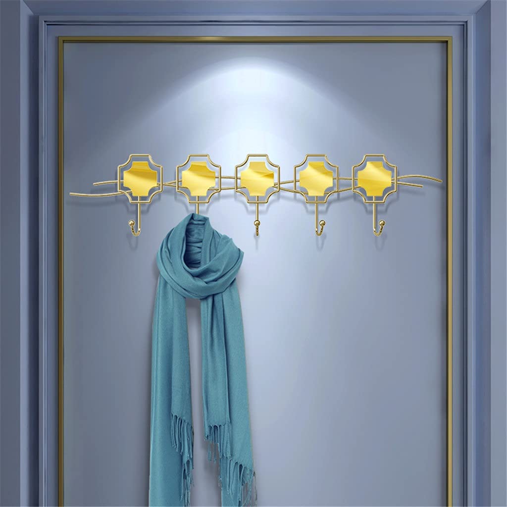 Percha de abrigos con gancho nórdico para paraguas, ganchos de pared montable para abrigo, sombrero, decoración, organización de puerta de pared, unisex