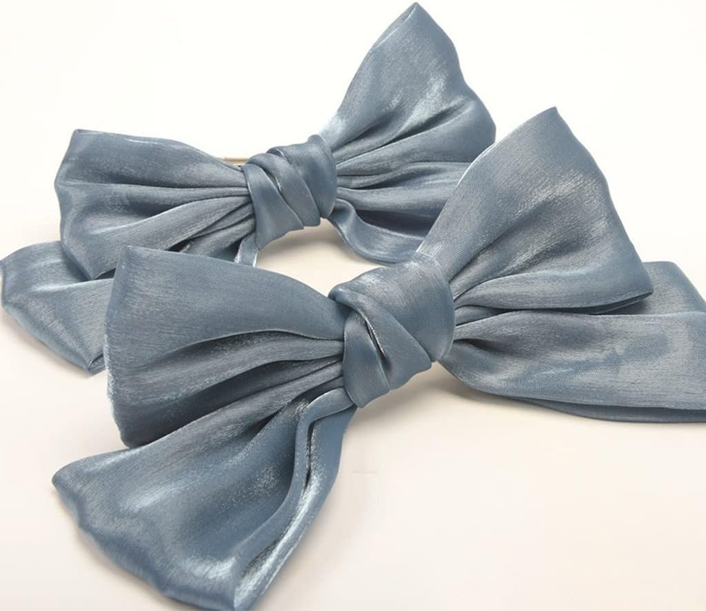 FMURY Curtain Tiebacks Bow Tie Curtain Holder Curtain Accessories Drapery Tiebacks Clip Home Decorative(Gray)