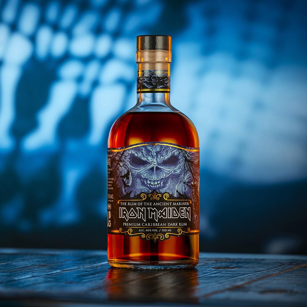 Iron Maiden | The Rum of the Ancient Mariner | Premium Caribbean Dark Rum | Sanfte Süße | 0,7 Liter | 40%