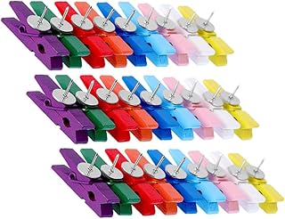50個 カラフル木製プッシュピン 耐久性あるクラフト用押しピン 軽量で簡単装着 コルク フェルトボード対応 家 オフィス 学校掲示用