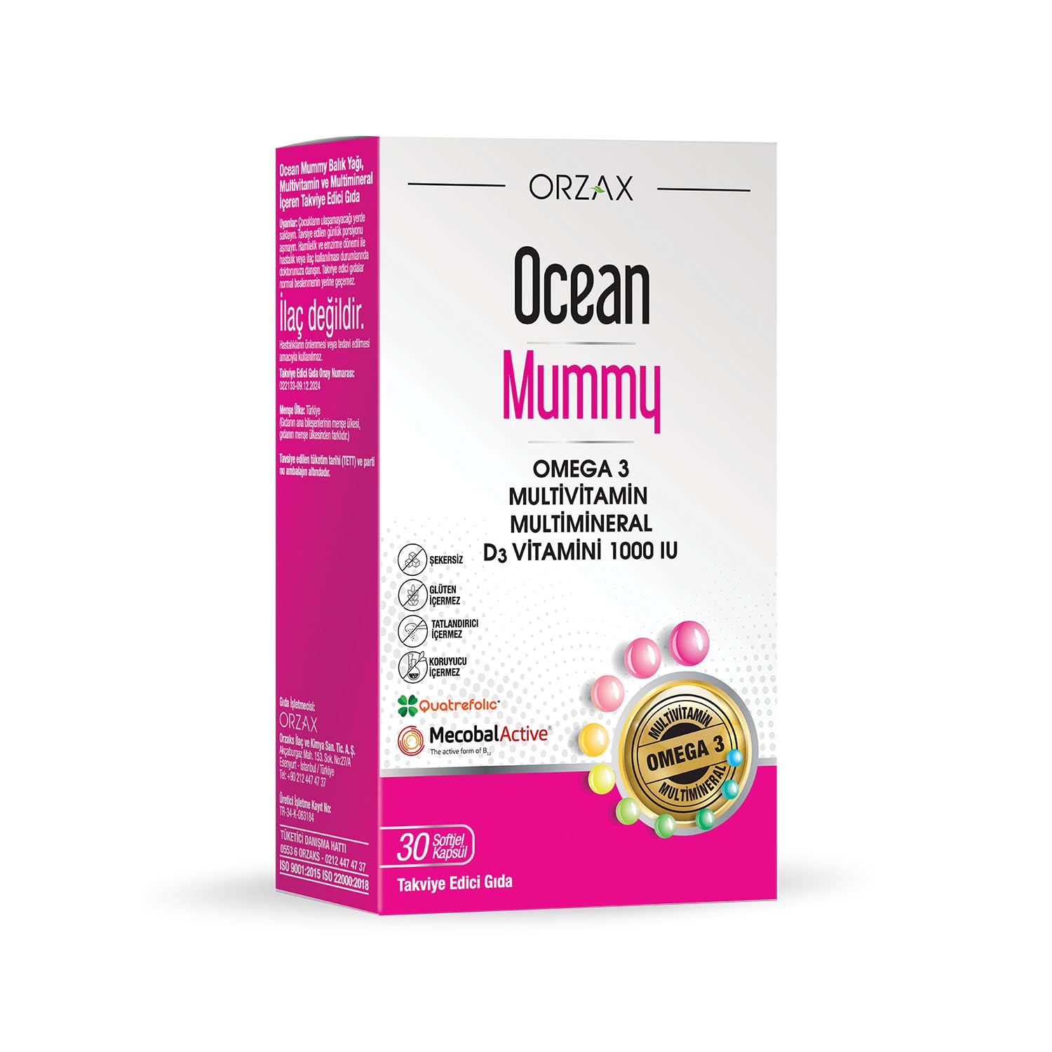 Orzax Ocean-Ocean Mummy 30 Kapsul