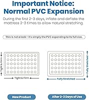 Vista 9 de Queen Air Mattress with Built in Pump, 18" Raised Comfort, Multi-Layer Leakproof, Heavy-Duty Support Blow Up Mattress, 800lbs High Capacity, 3 Min