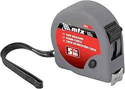 MTX Trena Curta 5m x 19mm – Fita Métrica Compacta com Estojo em Plástico Resistente