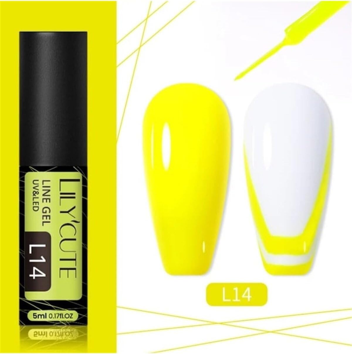 Lilycute Lily Cute Nail Art Çizim Ojesi (Uv Gel) 53335-14 2105
