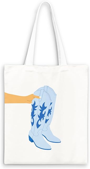 Western Canvas Tote Bag, Western Tote Bag for Women, Western Gifts for Women, Cowgirl Gifts, Western Stuff for Women, Cowgirl Stuff, Western Reusable Grocery Bags Shopping Bags
