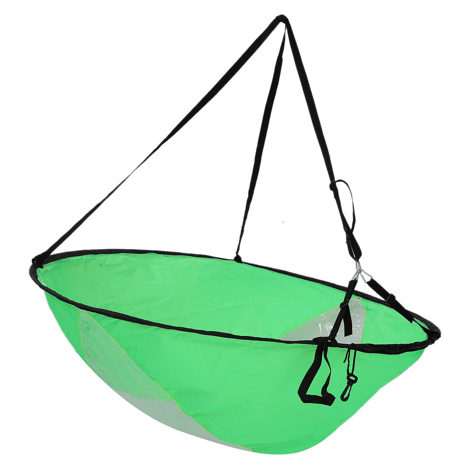 Agatige Kajak-Wind-Segel, langlebiges faltbares transparentes Fenster Kanu-Wind-Segelboot Wassersport-Zubehör