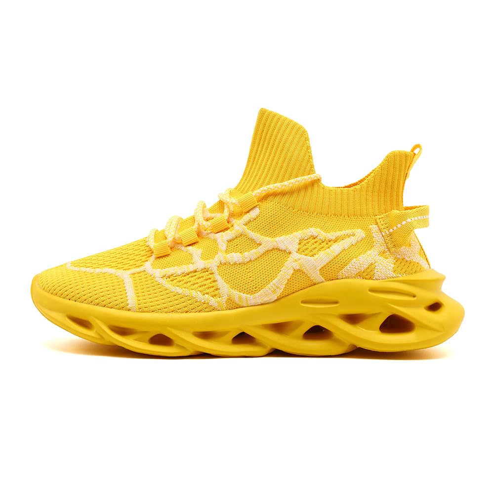 ZDFQLGV Modische lässige Fitness Laufschuhe Sneakers für Herren Leichte atmungsaktive Wander Arbeiten Sportschuhe rutschfeste Weiche Bequeme verschleißfeste Tennisschuhe