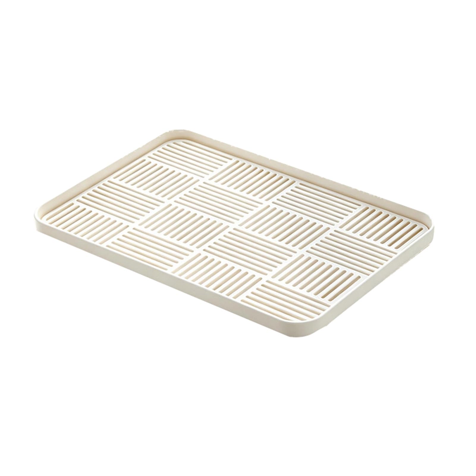 Plastic Tray,Rectangular Cup Drain,Household Fruit Storage,Suitable for Living Room and Bathroom(Color2)