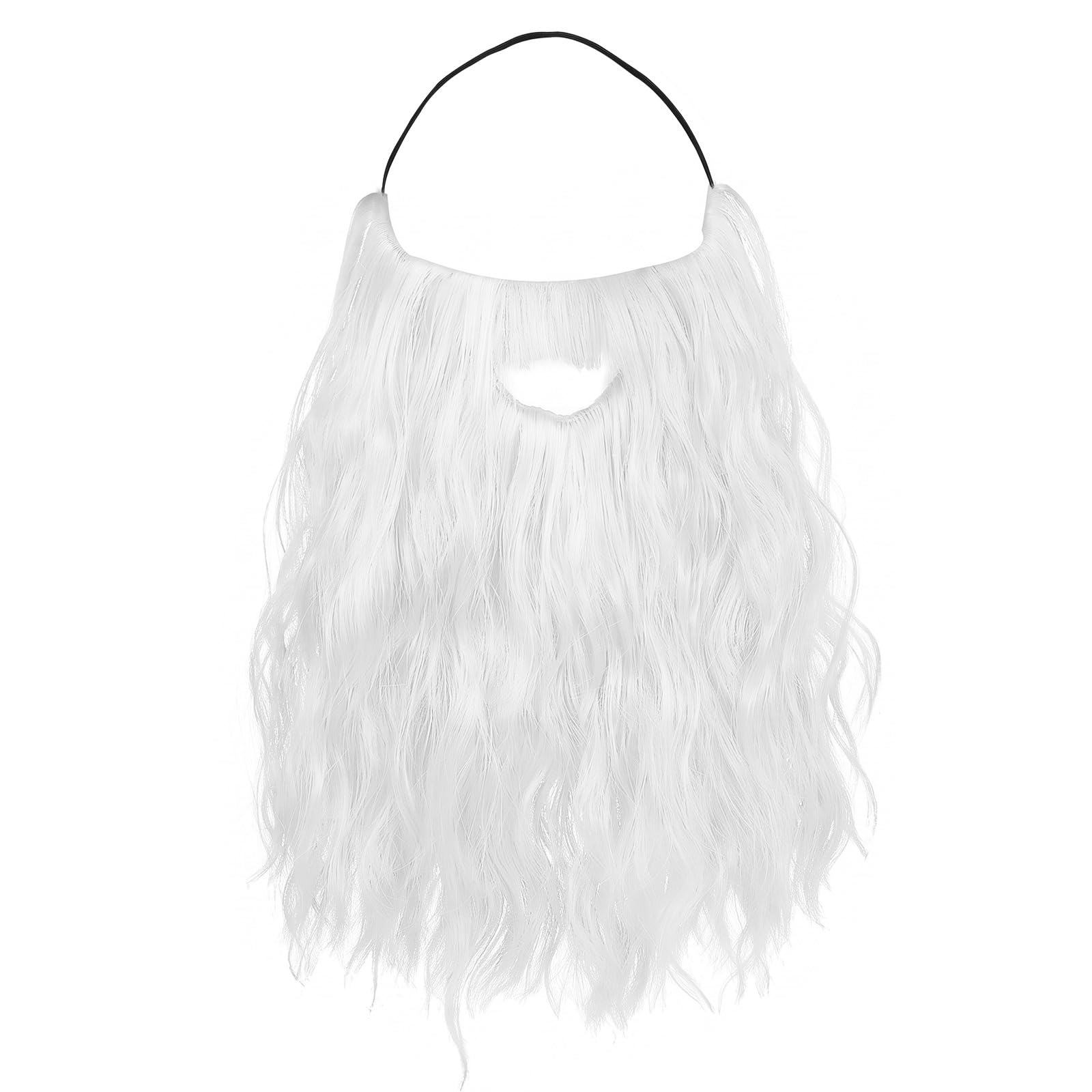Fake Beard Costume White Wizard Beard 11.81in Novelty Wizard Costume — image 1