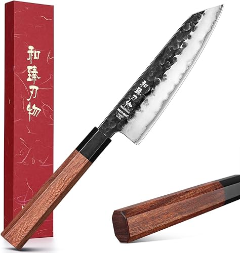 Miniatura 20 de HEZHEN Bloques de Cuchillos Juego de Cuchillos de Cocina, Juego de Cuchillos de Chef Couteaux, Cuchillo Santoku Estilo Japonés, Juego de Cuchillos