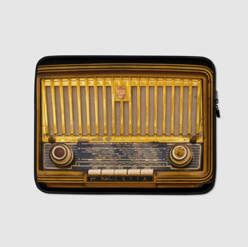 Tediline Laptop Sleeve for All Laptop,Tablet Bag, Case,Pouch,Retro Music Radio (14 Inch) (B0C2J2GMF2) Amazon Price History, Amazon Price Tracker