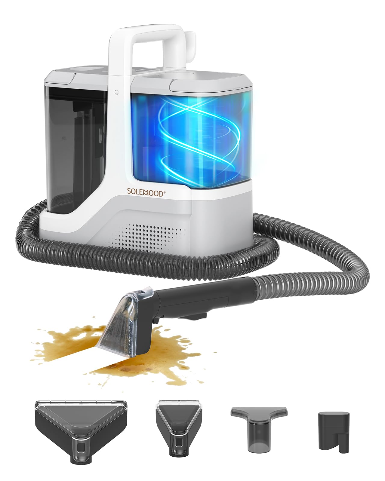 Amazon | 家庭用カーペットクリーナー 【常温式×17000Pa超強吸引力