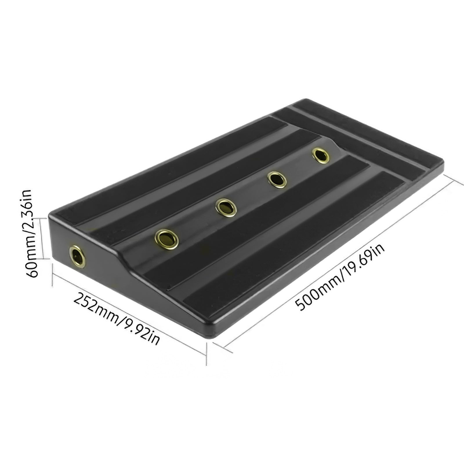 Pedalera de Efectos para Guitarra Eléctrica Montaje Seguro de Pedal, Material Pe Resistente y Diseño Ligero Fácil de Transportar para Músicos en Transporte y Ensayos