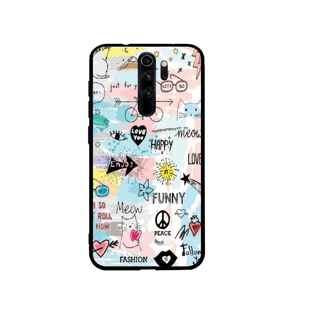 Solimo Hardcover Designer Series Uv Printed Soft & Flexible Mobile Cover for Redmi Note 8 Pro Basic Case - D152 (B08VHS34ST) Amazon Price History, Amazon Price Tracker