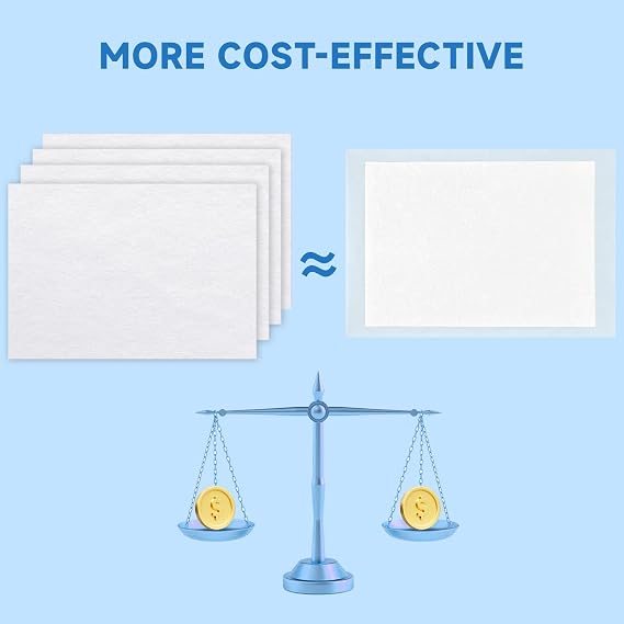 Pet Pee Quick-Absorb Sheets 50 pcs Disposable Absorb Pee Sheets for Cats Dogs, 12x10 Dog Pee Sheet, Double-Sided Absorbent Urine Sheets, Quick Drying Sheet for Dog Pee Liquid