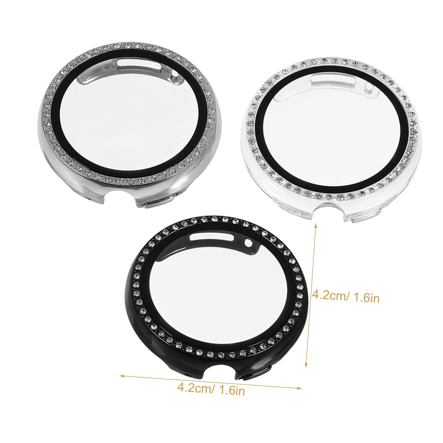DOITOOL 15stücke Teiliges Rhinestone Uhrenhülle Für Watch Schutzhülle Mit Kristallen Kratzfest Und Leicht Für Optimalen Schutz Und Einfache Installation