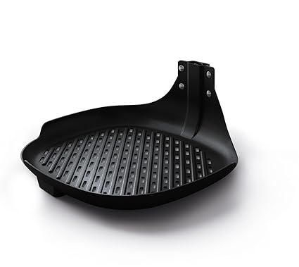 Philips Kitchen Appliances HD9940/00 Grill Pan Accessory For Turbostar Air Fryers, Black