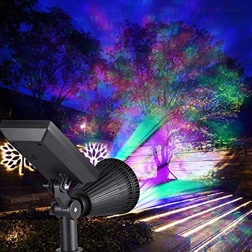 Haushaltsbedarf wasserdichte Solarleuchten Dekoratives Hängen im Freien2-in-1 Wasserdichter 4-LED-Solarstrahler Einstellbare Wandleuchte