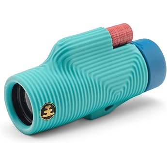 Nocs Provisions Monocular Zoom Tube 8x 32mm Diameter Tahitian Blue Colorful Compact Outdoor Sports Watching Live NOC-ZTU-BL3