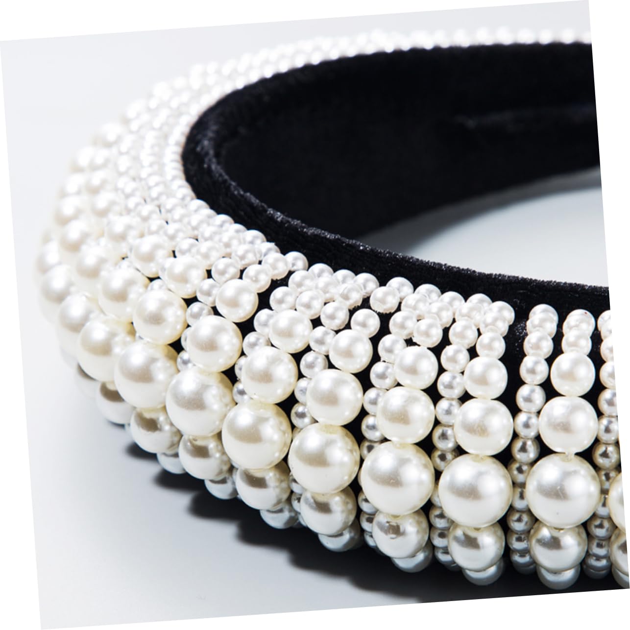 FOMIYES 2piezas Diadema De Perlas Artificiales Diseño y Elegante Para y Ocasiones Especiales Accesorio De Moda Para Mujeres