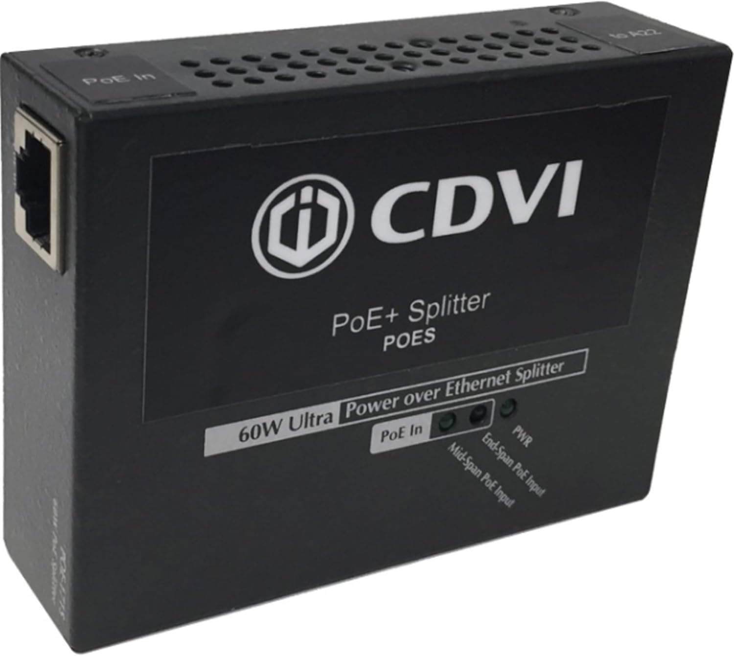 PLANET Gigabit PoE Splitter Adapter | 10/100/1000Mbps | IEEE 802.3af Compliant | 12V/4A, 19V/2.6A, 24V/2A Power Output | Use for IP Camera Wireless, VOIP Phone | Up To 100 Meters (POE-171S)