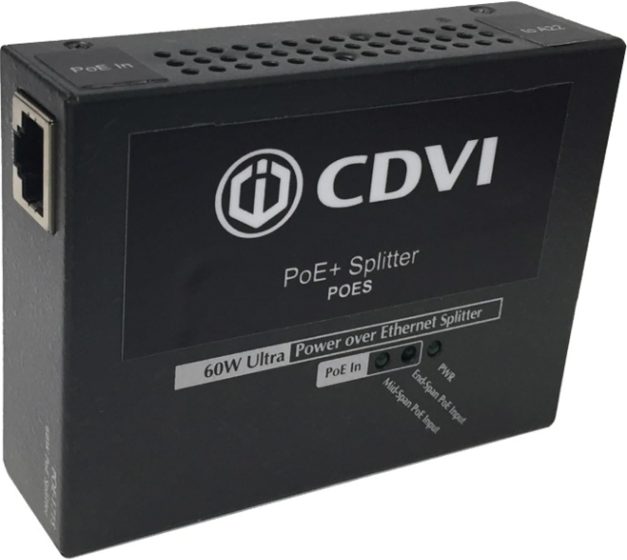 PLANET Gigabit PoE Splitter Adapter | 10/100/1000Mbps | IEEE 802.3af Compliant | 12V/4A, 19V/2.6A, 24V/2A Power Output | Use for IP Camera Wireless, VOIP Phone | Up To 100 Meters (POE-171S)