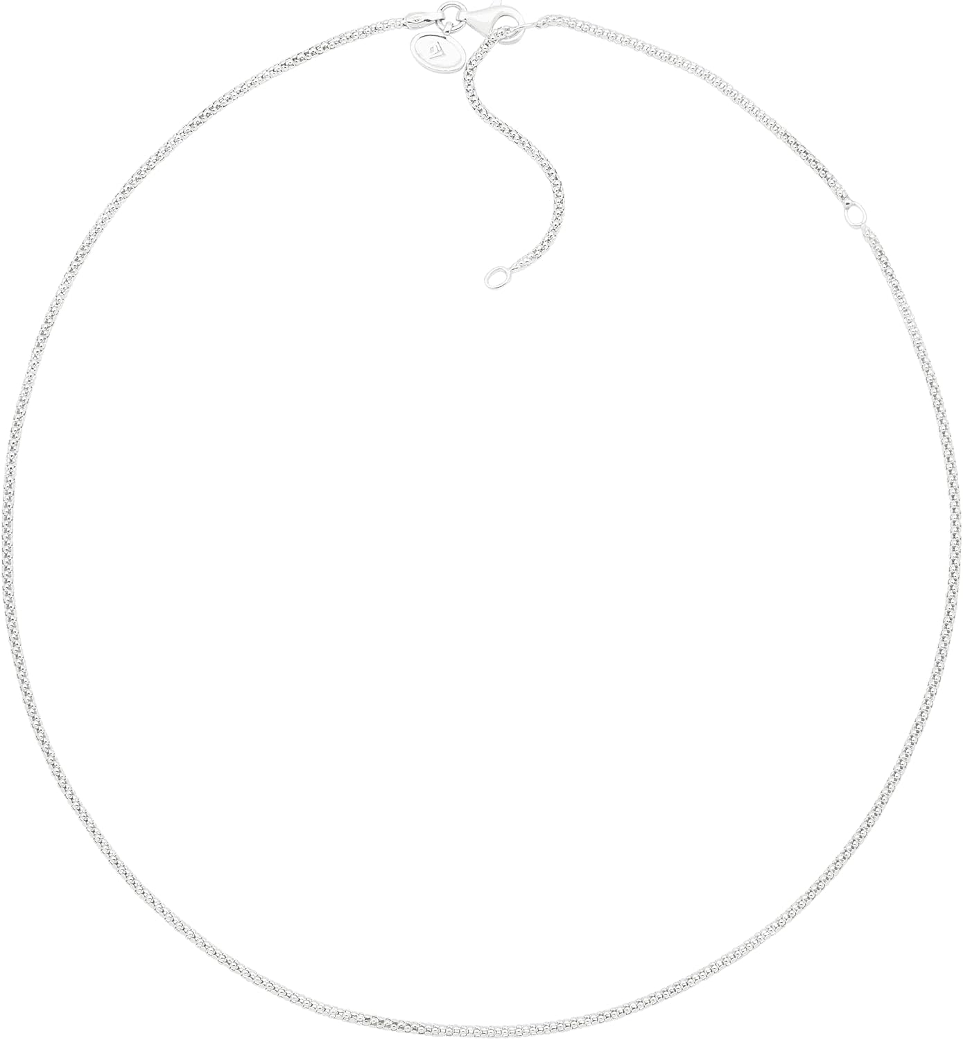 Silpada 'Popcorn Charm' Chain Necklace in Polished Sterling Silver, 18" - Image 3