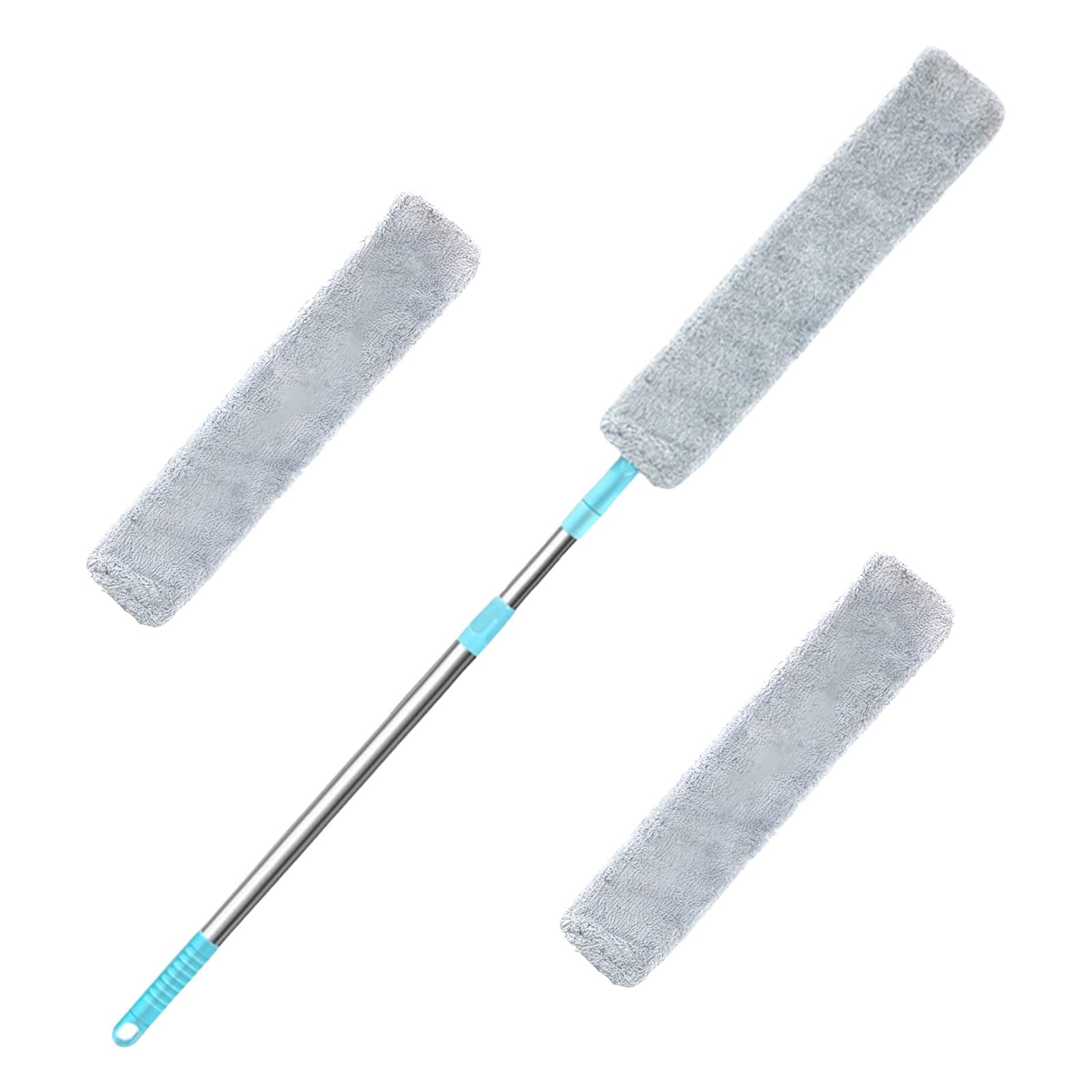 Extendable Microfiber Dusters with Bendable Head for Tight Space and Hard to Reach Area Washable Microfiber Dusters