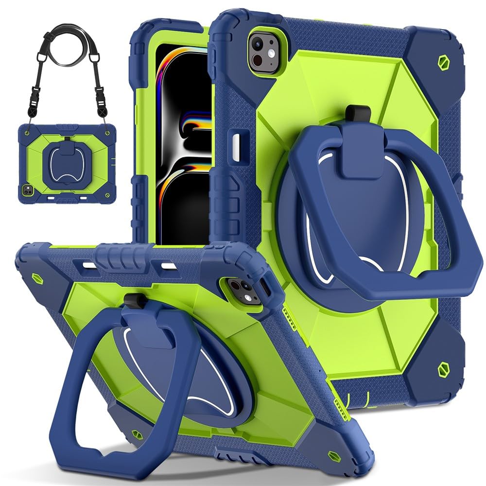 Coque iPad Air 13 M2 antichoc avec sangle support et dos rigide - 7