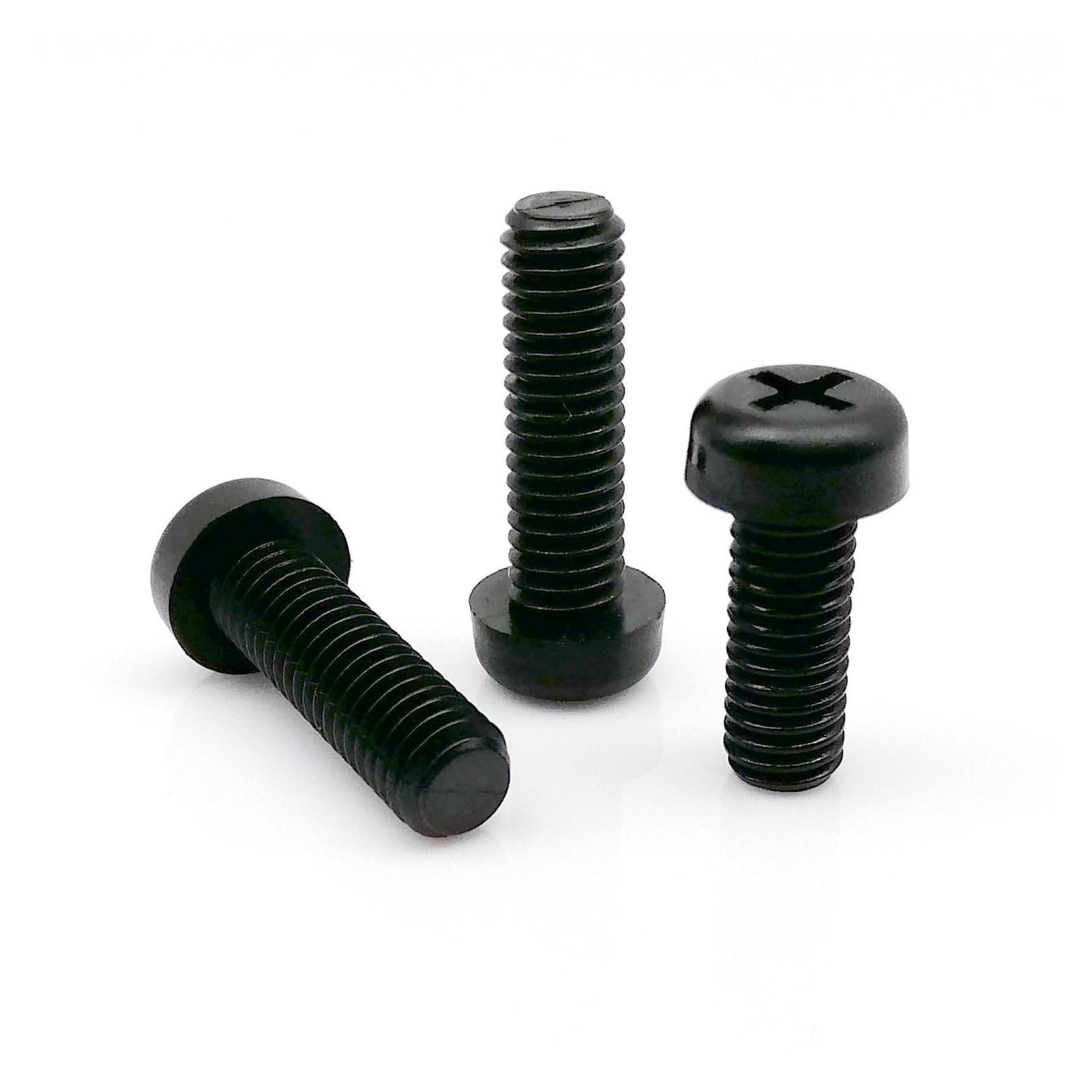 Nylon Pan Head Slotted Screws – Sizes M2 To M6, Packs Of 2, 6, Or 10 – Non-Conductive & Lightweight