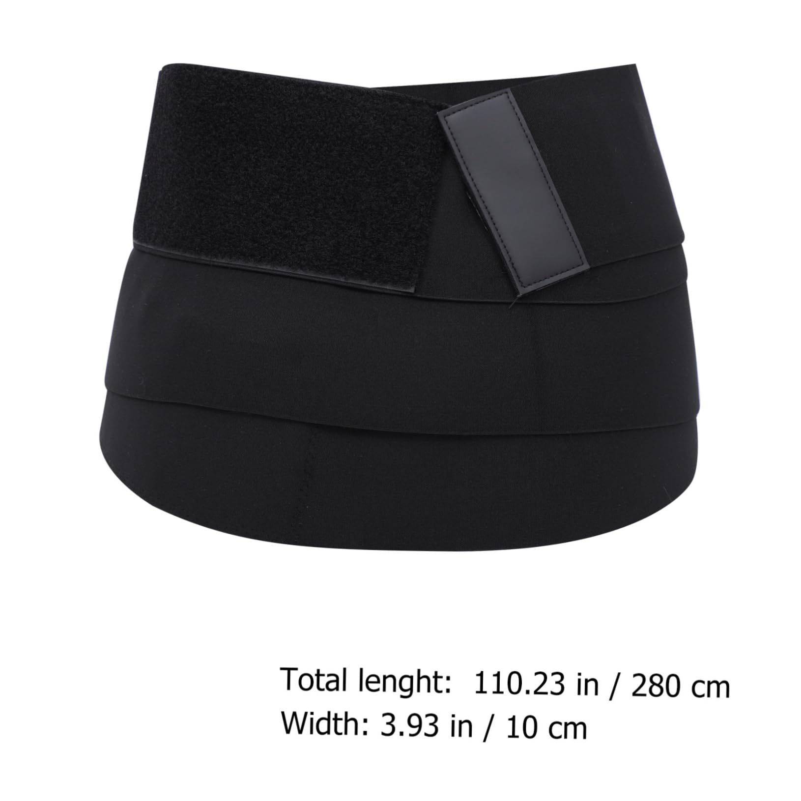 Beavorty Elastic Sports Waistband Women's Waist Trainer Belly Belt Support Belt Fitness Waistband Yoga Waistband for Lower Back Pain Relief Black