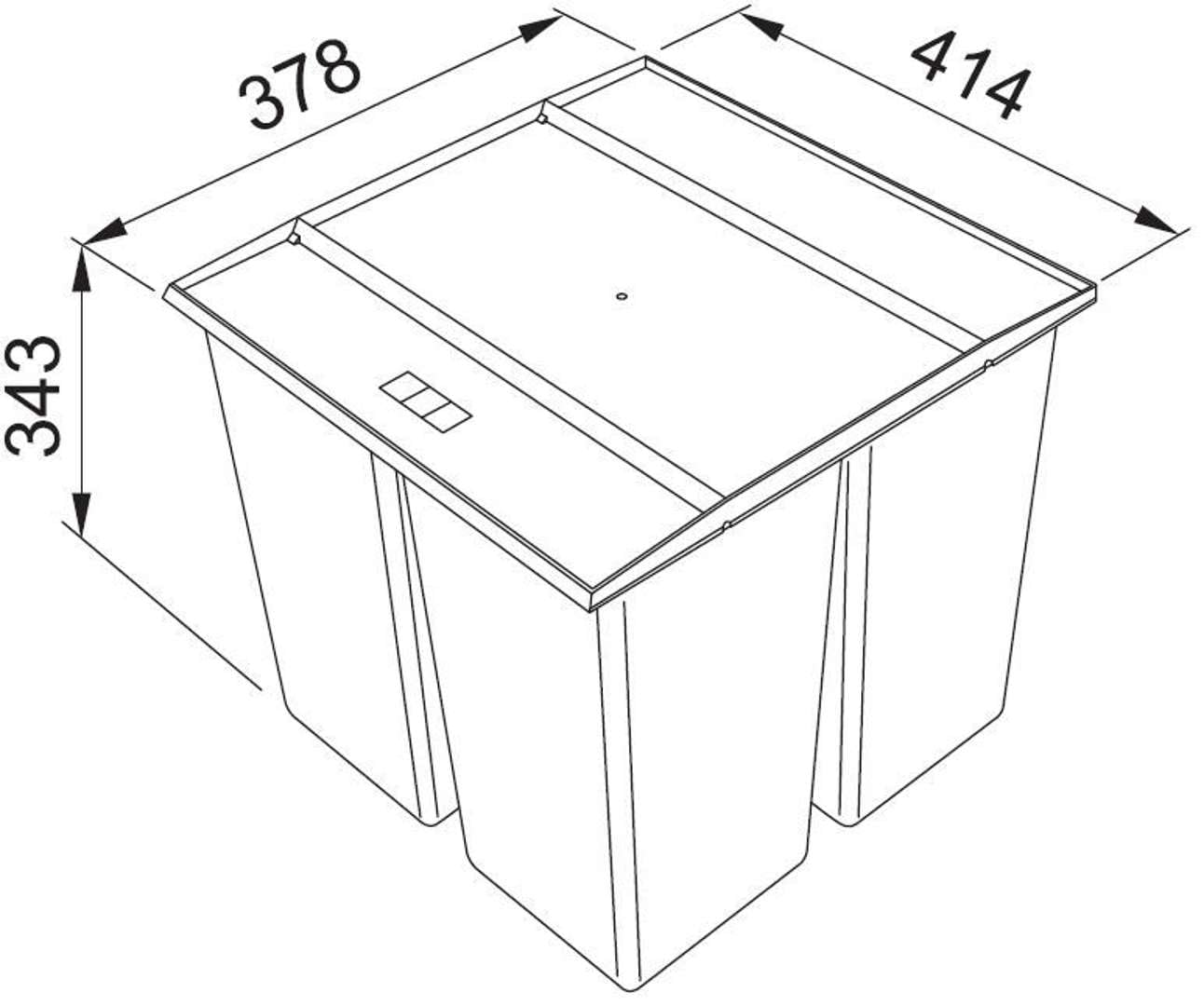 Franke Sorter von Abfällen Easysort 450-1-2 121.0494.150