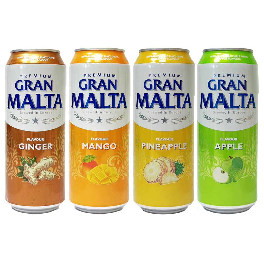 Box découverte Gran Malta - 16 bières maltées aromatisées sans alcool 50cl can
