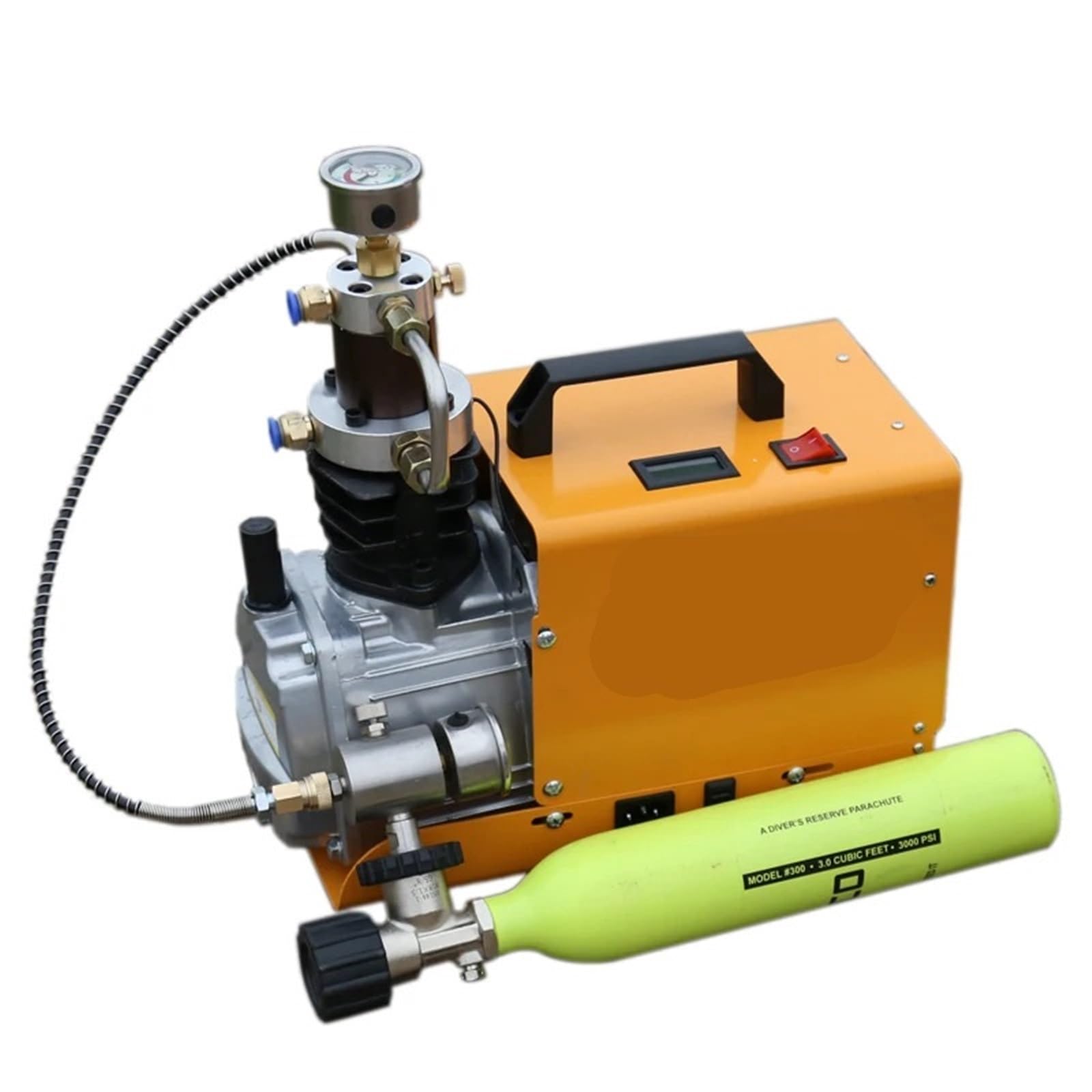 Części hydrauliczne Kompresor powietrza PCP 4500 Psi 300 Bar 30 MPA Elektryczna pompa wysokociśnieniowa do pneumatycznego pistoletu PCP, wiatrówki, inflatora do nurkowania Pompa zębata hydrauliczna