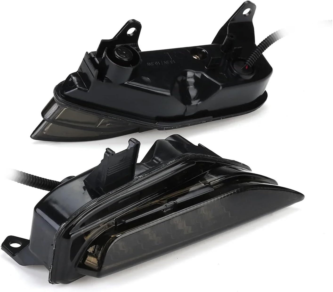 Pair LED Car DRL Turn Signal Light Front Bumper Fog Lamp Day Runnig Fog Light Compatible with Infiniti Q50 Q50S All 2014-2024 261304GA0A(Clear Color)