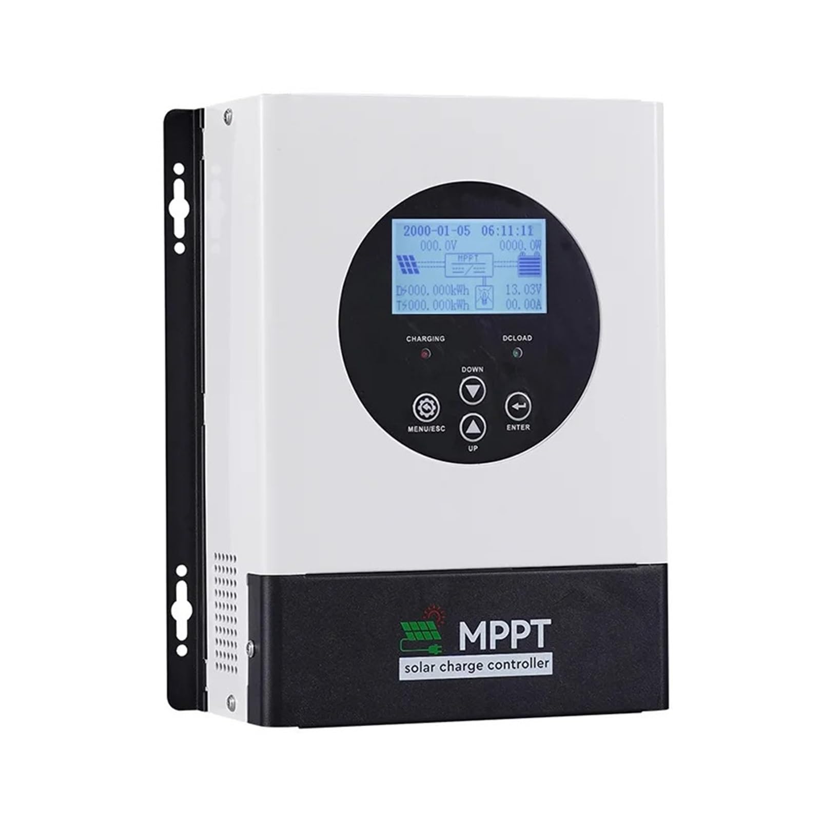 Kontroler ładowania słonecznego, 100A 120A 230V Inteligentny Sterownik Słoneczny MPPT 80A 70A 60A 50A 30A Wydajny Regulator Ładowania Słonecznego PV Dla Akumulatora 12V 24V 48V 96V(80A)