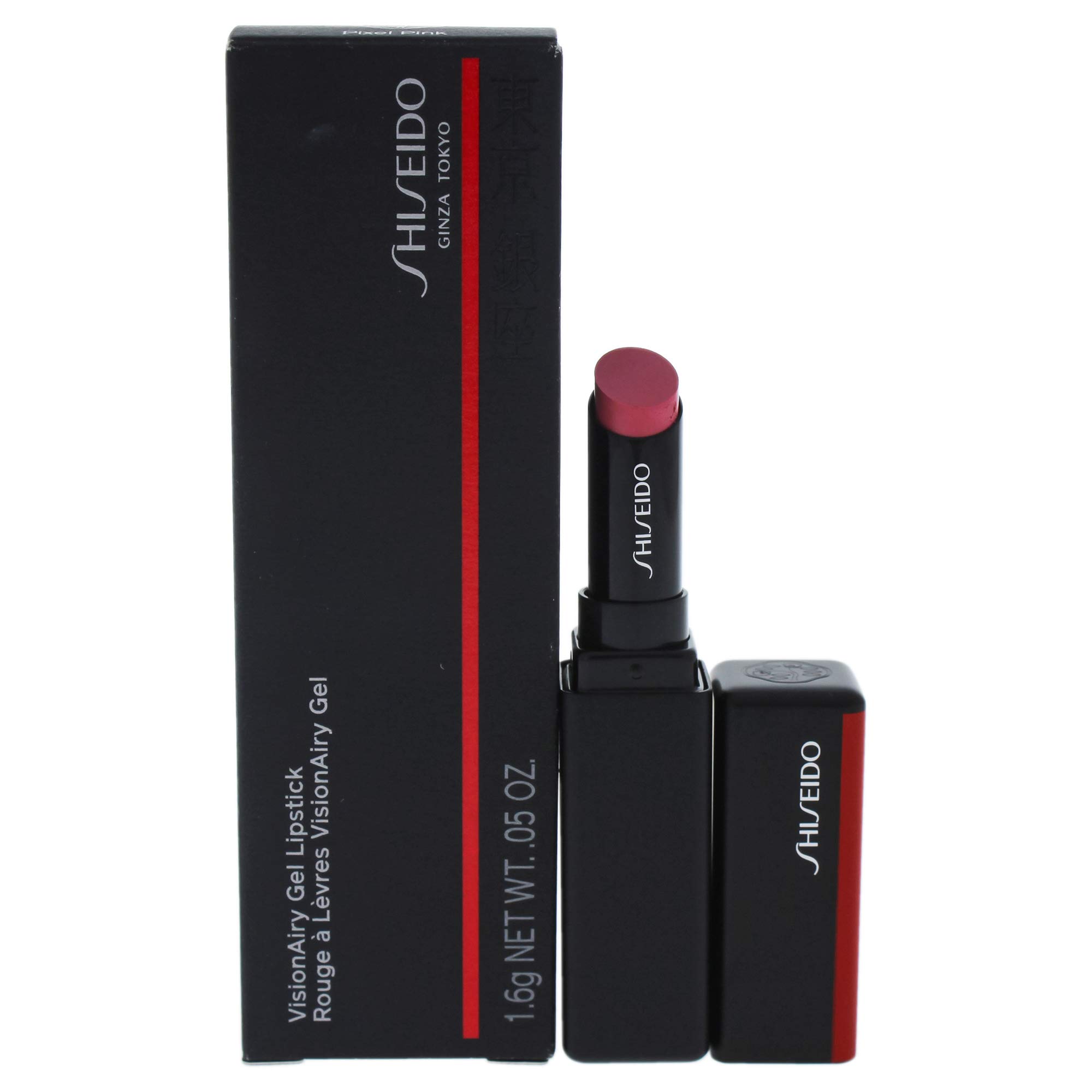Shiseido Visionairy Gel Lipstick - 205 Pixel Pink By for Unisex - 0.05 Oz Lipstick, 0.05 Oz