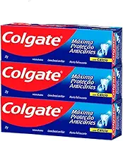 Kit 3 Creme Dental Máxima Proteção Anticáries 30g