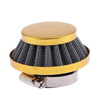 MAXBELL Motorcycle 35MM Air Filter For 49CC 2 Stroke Mini Pocket Bike Yellow