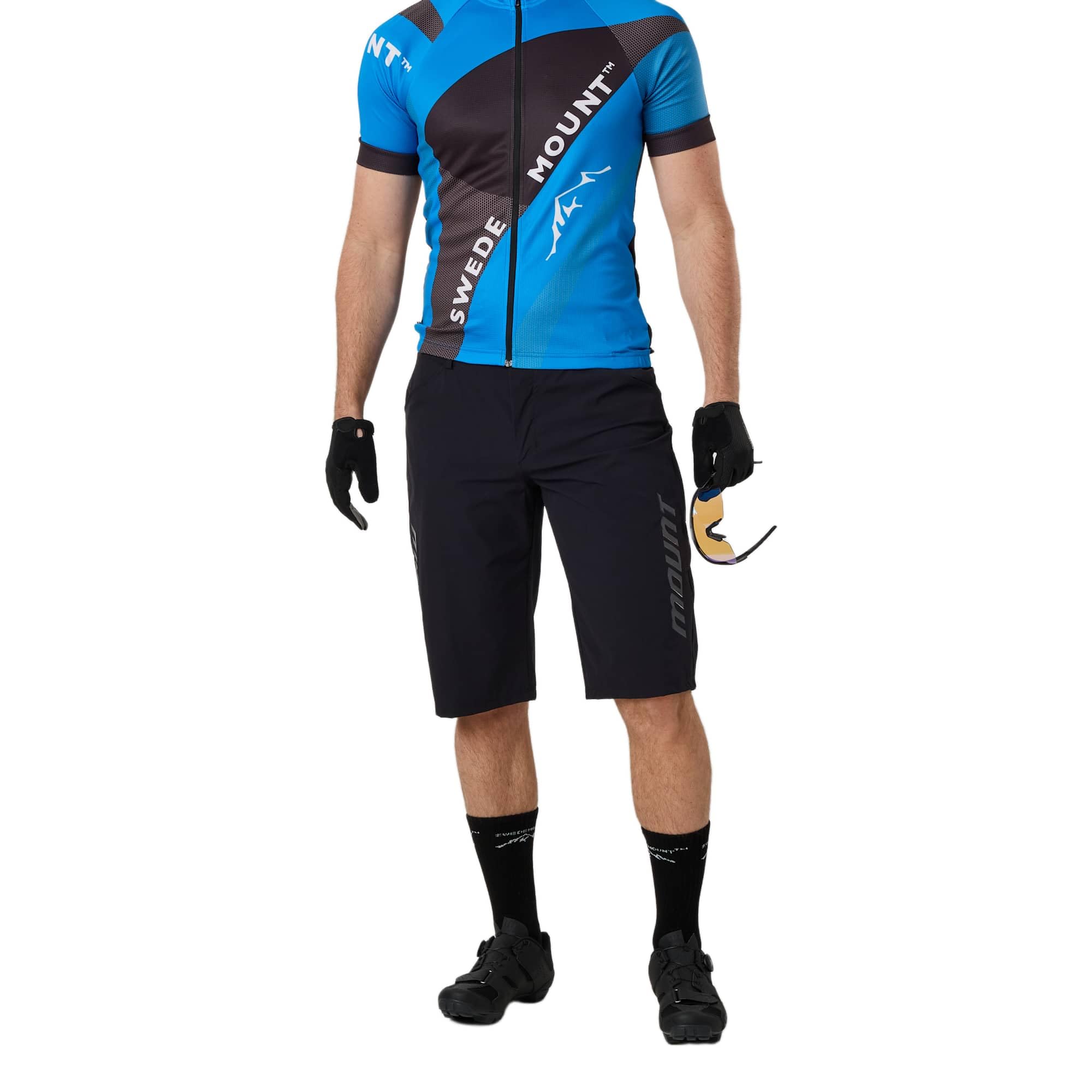 Swedemount Core MTB 2 w 1 elastyczne szorty dla mężczyzn, do jazdy na rowerze, biegania, 2 w 1