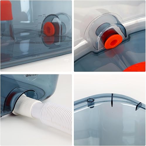 Miniatura 5 de Lavabo de lavado de cabello para postrado en cama - Cuenco de champú portátil y lavabo en casa para ancianos - Bandeja de lavado de cabello para