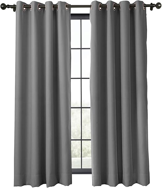TWOPAGES Flame Retardant Fireproof Curtain for Classroom