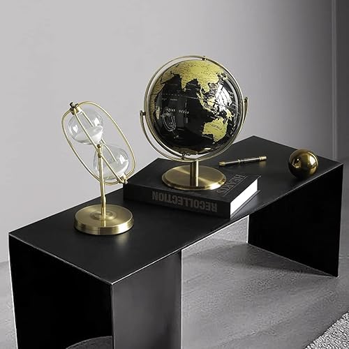 Miniatura 3 de Globe The Latest World Globe Black Ocean Globe Infantil Educativo Interactivo Astronomía y Geografía Mapa Globo Globo Globo para Decoración