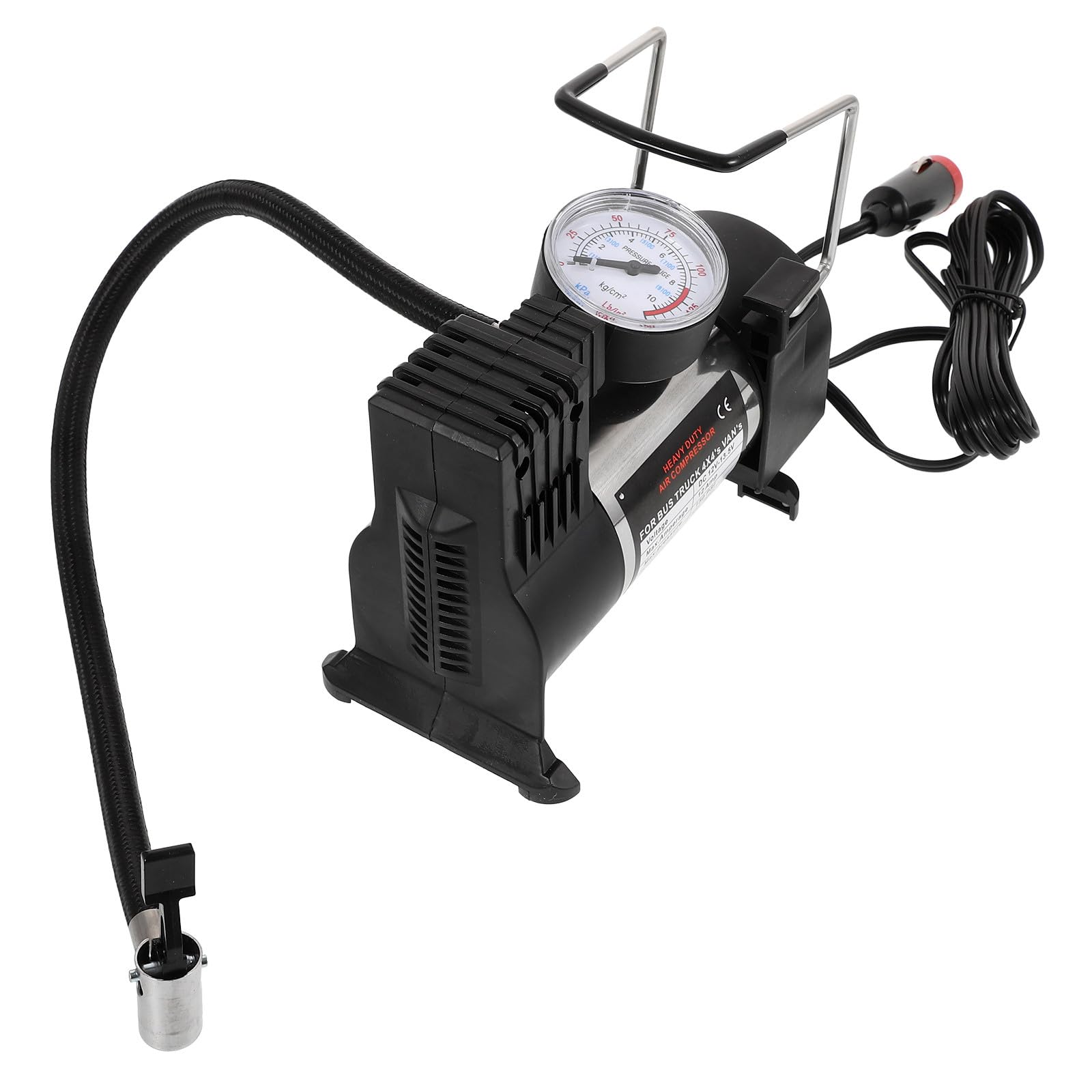 Compresseur de pneu portable pour éviter les pannes de pression sur route