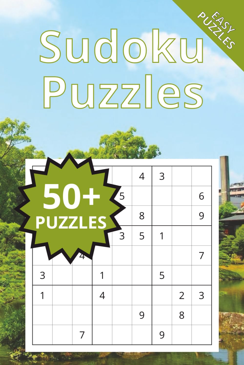 Sudoku Puzzles: Easy Sudoku Puzzles | 6x9 Inches | 120 Pages | 50+ Puzzles | Solutions Included