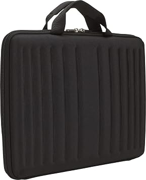Case Logic 13.3 Molded Laptop Sleeve (QNS-113-BLACK), One-Size | Hard shell laptop protection with neoprene construction and 13 inch compatibility