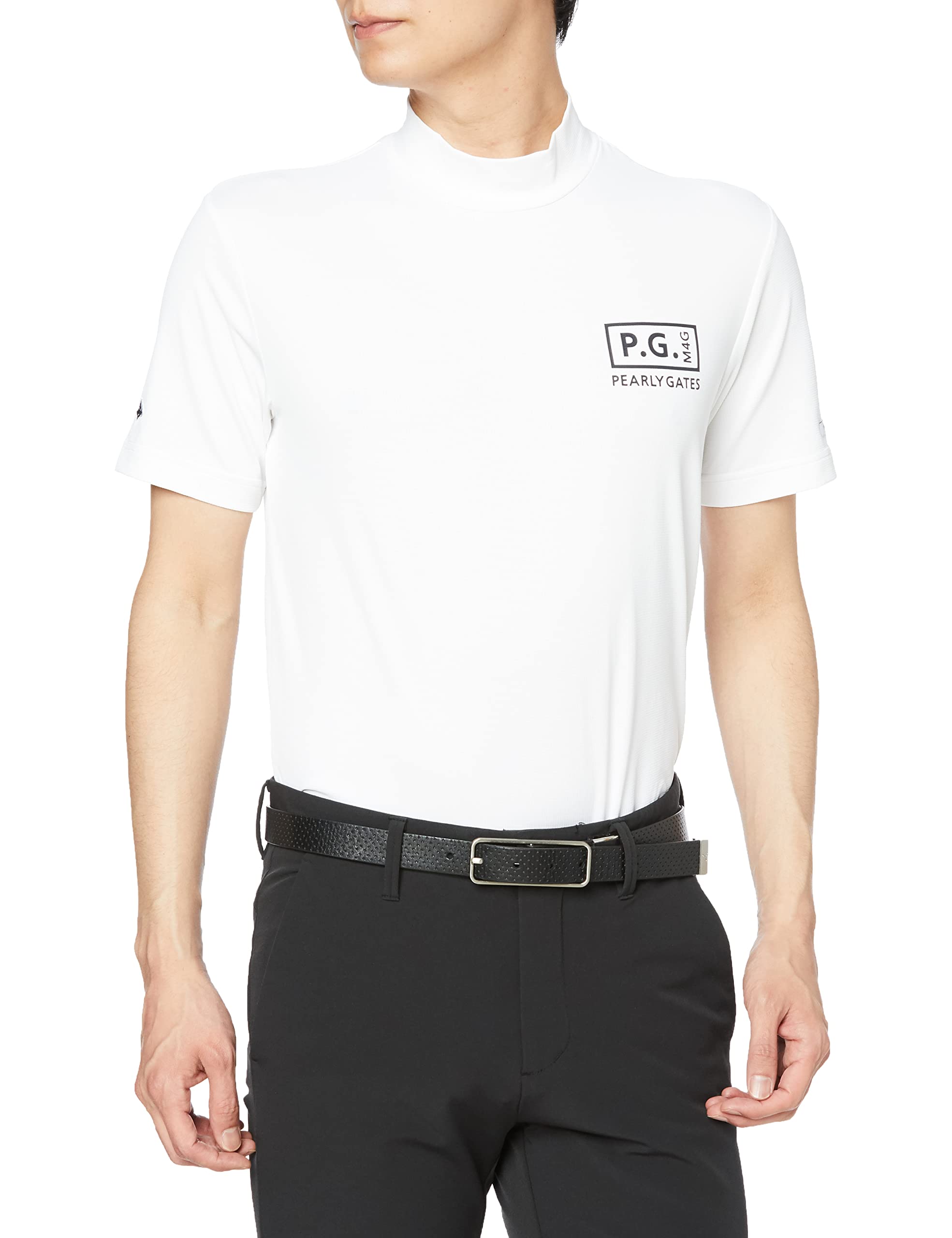 Amazon | [パーリーゲイツ] メンズ 半袖 インナーシャツ トリコ